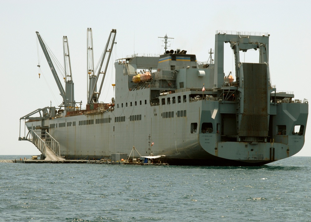 Landing craft practice resupply missions