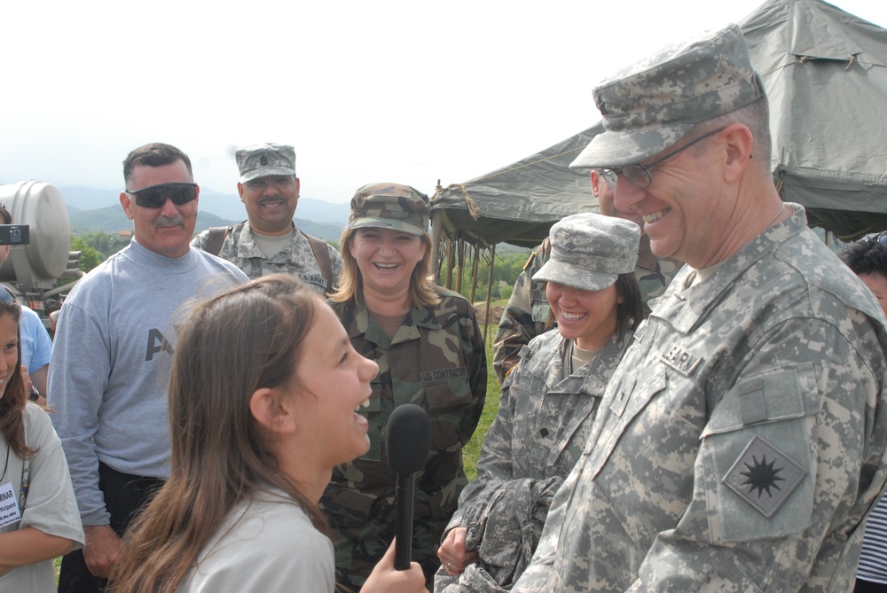 Kosovo Forces and Kosovo Police host youth camp