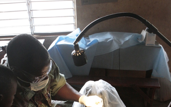 Navy Dental Workers Repair Beninese Smiles