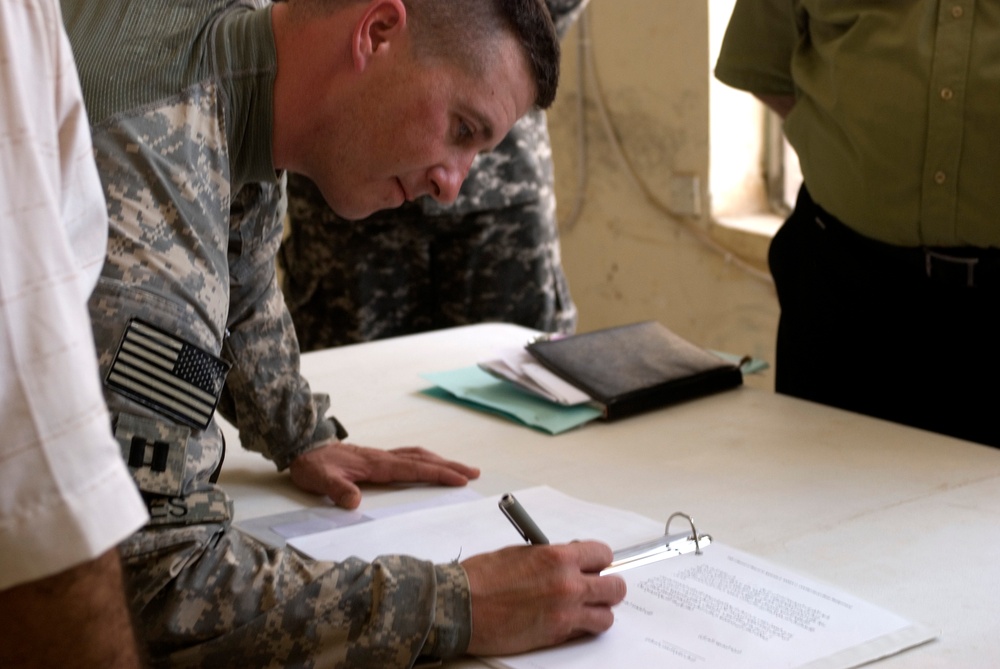 Signing documents