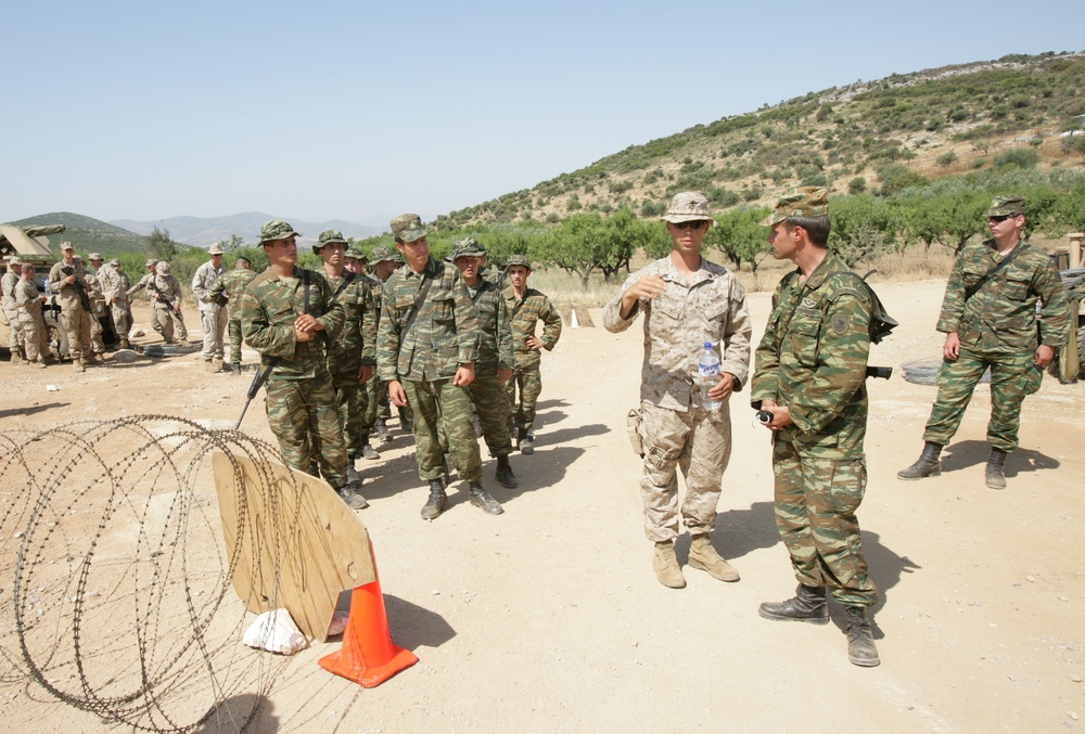 22nd MEU Trains With Greek Marines