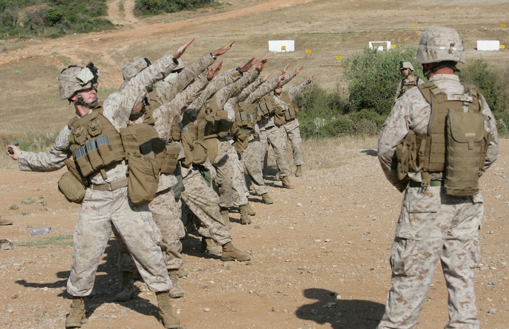 22nd MEU trains with Greek Marines