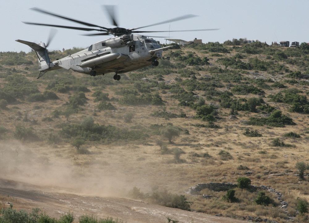 22nd MEU trains with Greek Marines