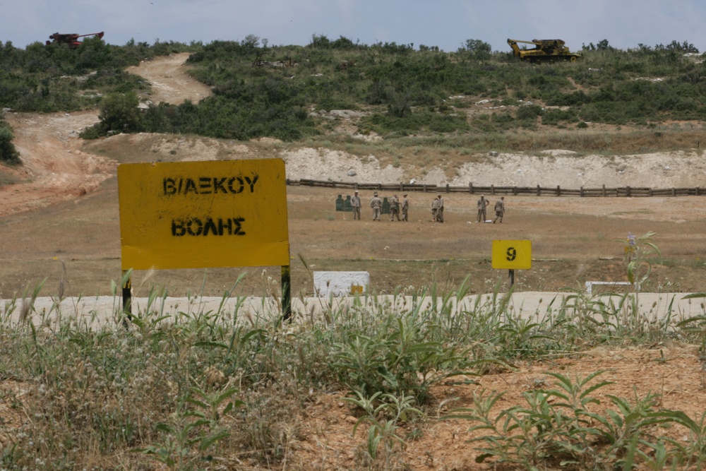 22nd Marine Expeditionary Unit trains with Greek Marines