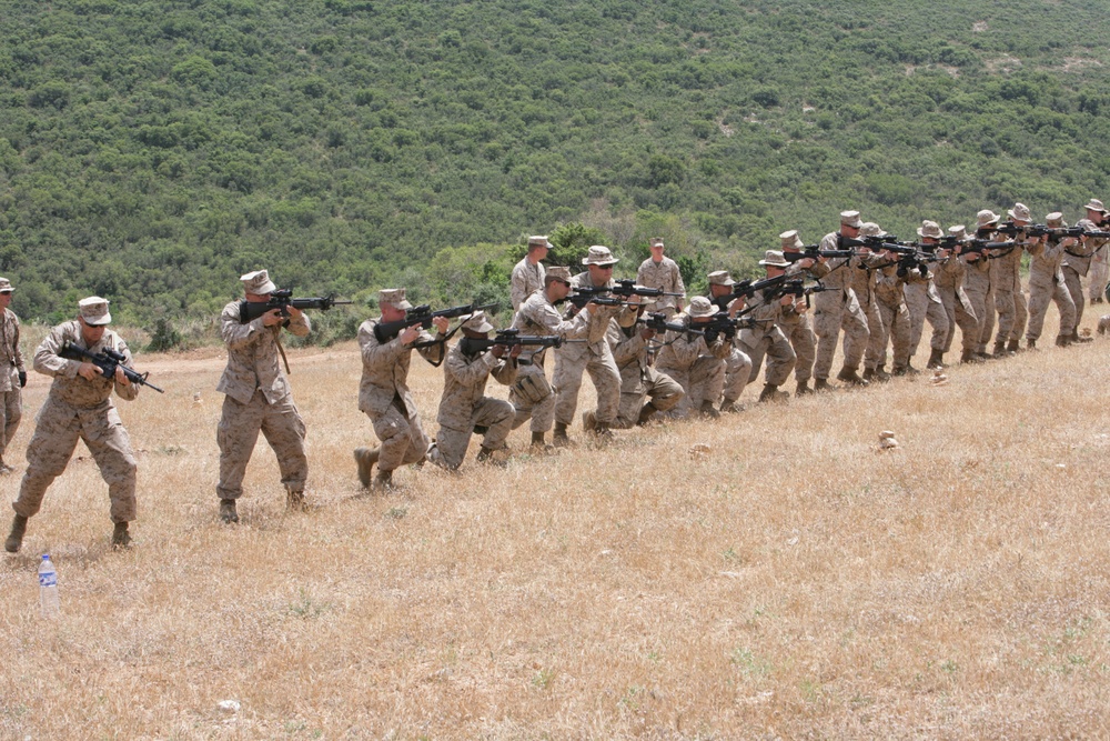 22nd Marine Expeditionary Unit trains with Greek Marines