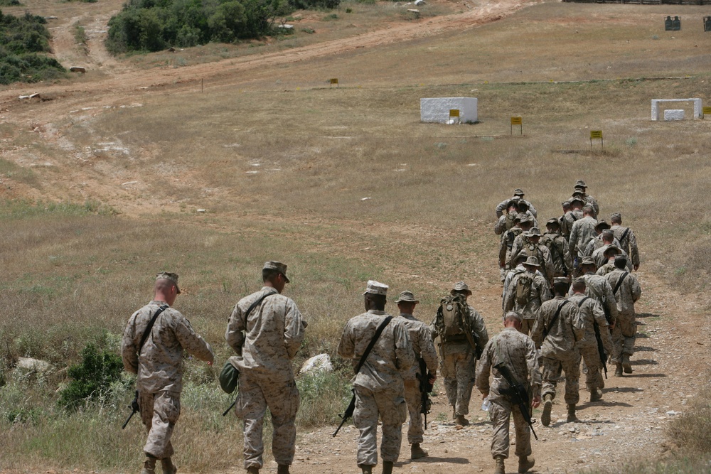 22nd Marine Expeditionary Unit trains with Greek Marines