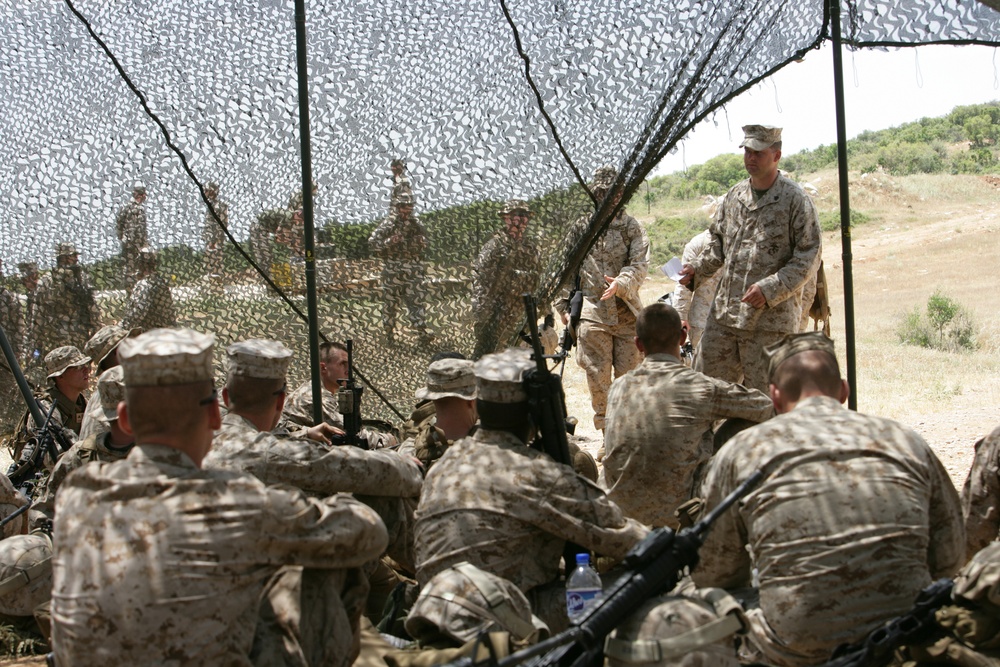 22nd Marine Expeditionary Unit trains with Greek Marines