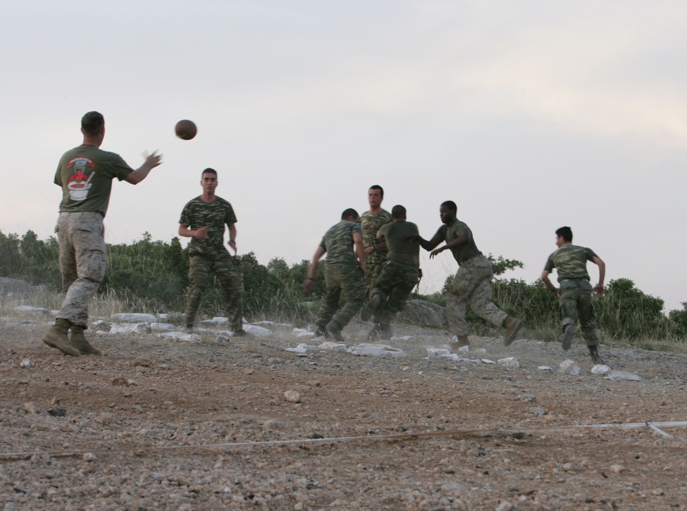 22nd Marine Expeditionary Unit trains with Greek Marines