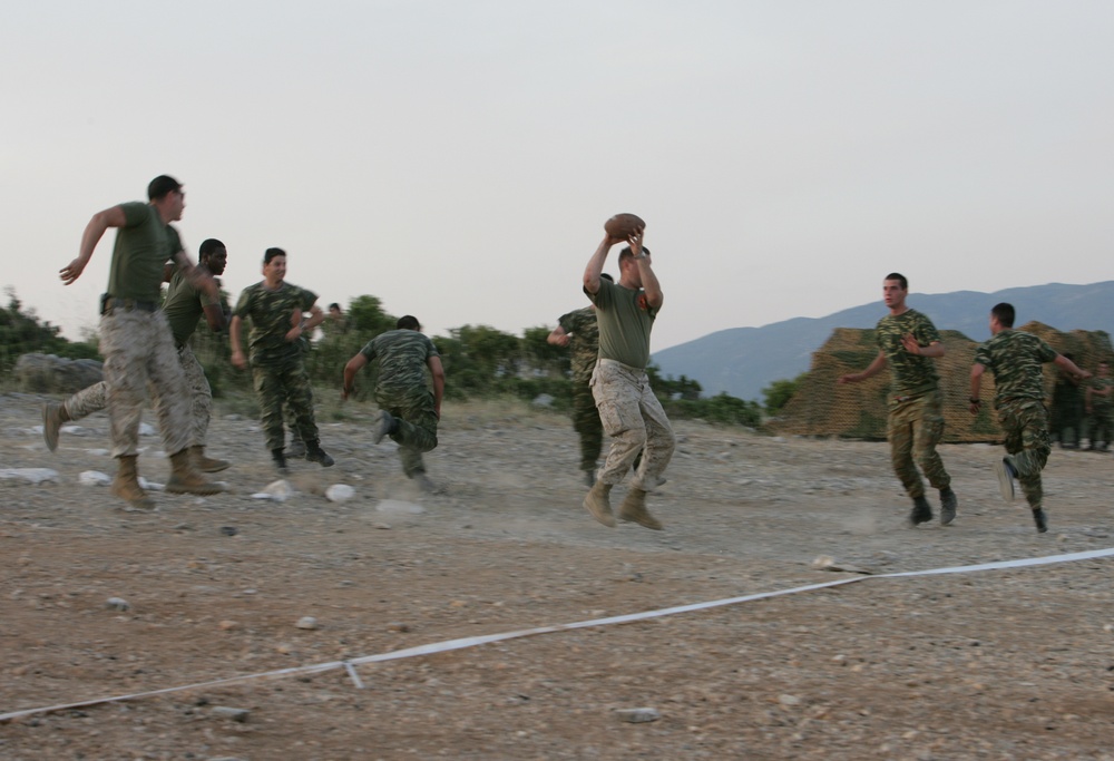 22nd Marine Expeditionary Unit trains with Greek Marines