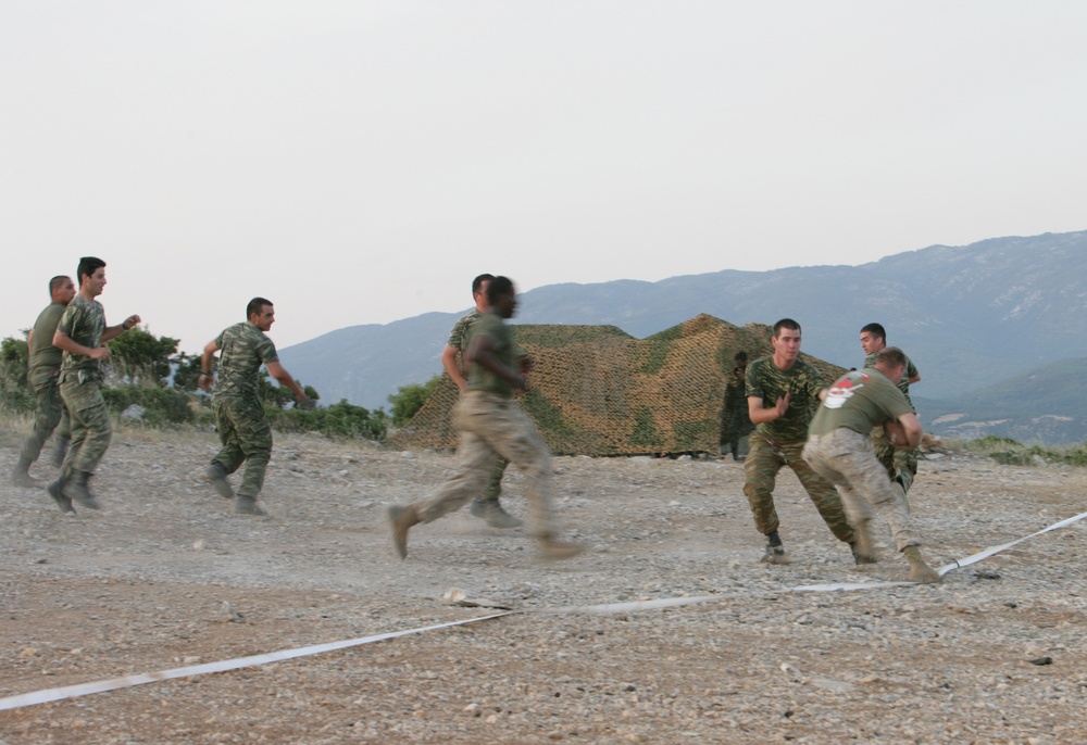 22nd Marine Expeditionary Unit trains with Greek Marines