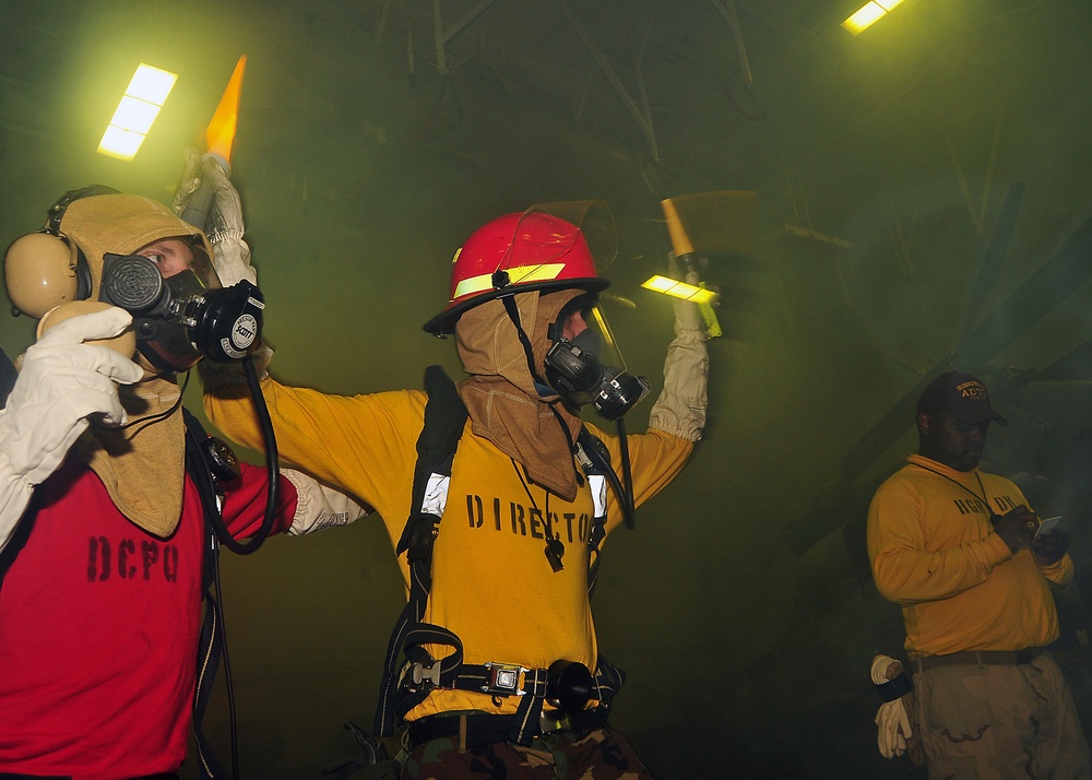 USS George Washington general quarters drill