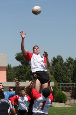 Warriors and Diplomats on the Pitch, 22nd Marine Expeditionary Unit Rugby Team Makes Friends of Opponents