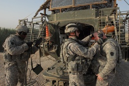 Stryker infantry, engineers support Iraqi Army-led search for weapons caches