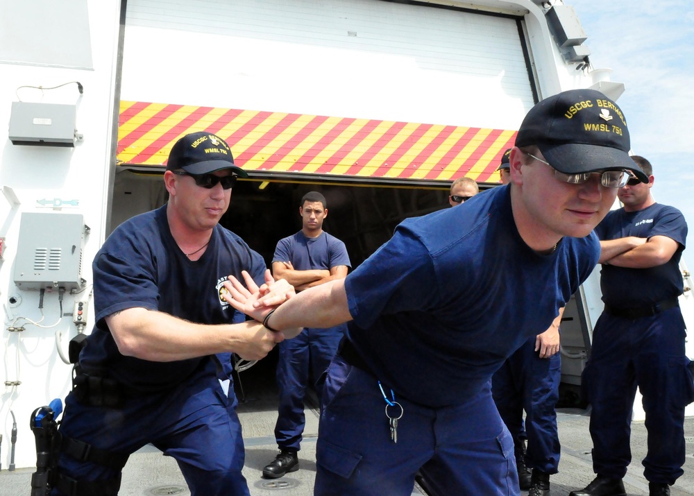 Grasping Handcuffing Techniques Aboard USCGC Bertholf