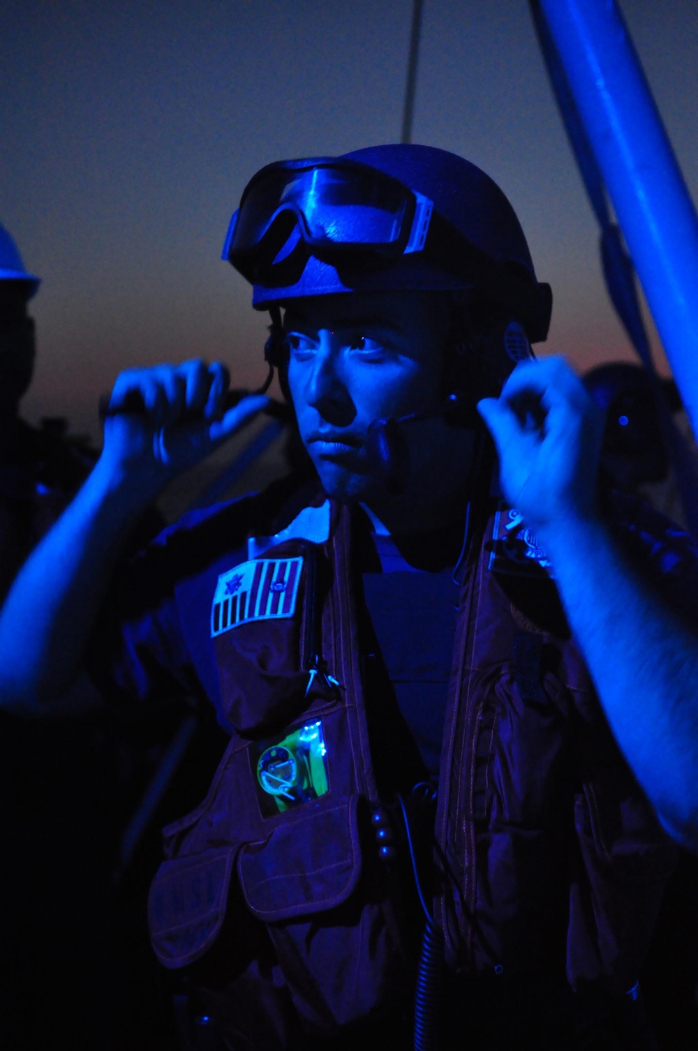 Nighttime Training for Non-complaint Vessel Boarding