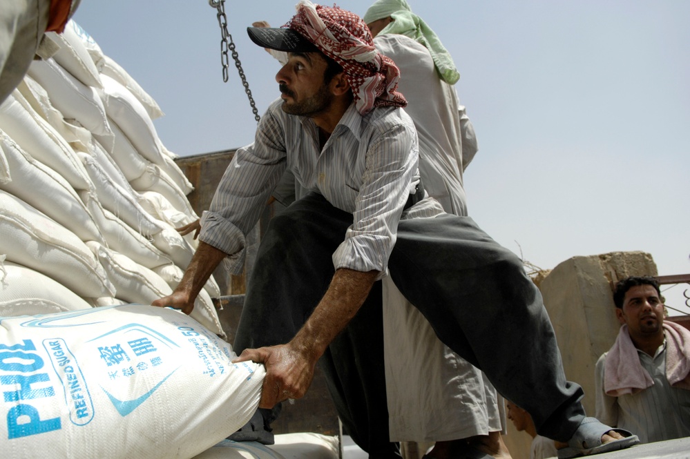 Humanitarian assistance mission in Abu Fayad, Diyala Province, Iraq