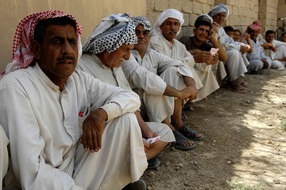 Humanitarian assistance mission in Abu Fayad, Diyala Province, Iraq