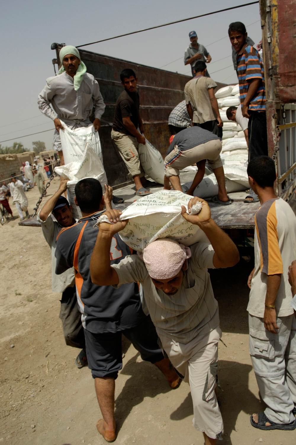 Humanitarian assistance mission in Abu Fayad, Diyala Province, Iraq