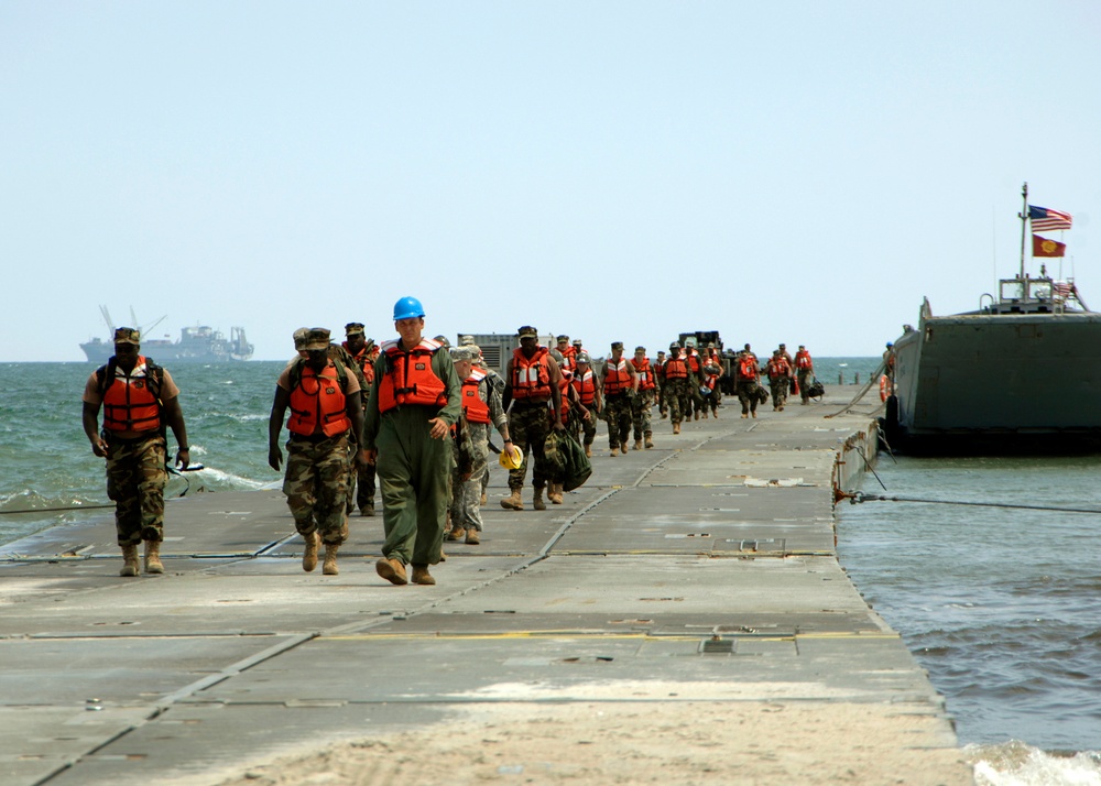 Supporting Joint Logistics Over The Shore Exercises