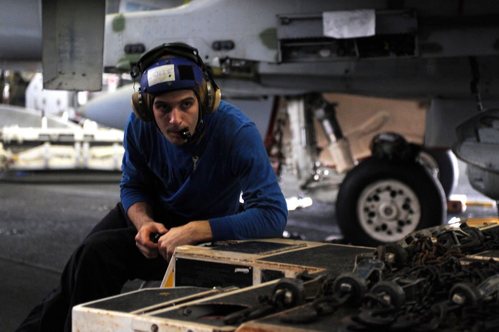 USS Dwight D. Eisenhower On Deployment