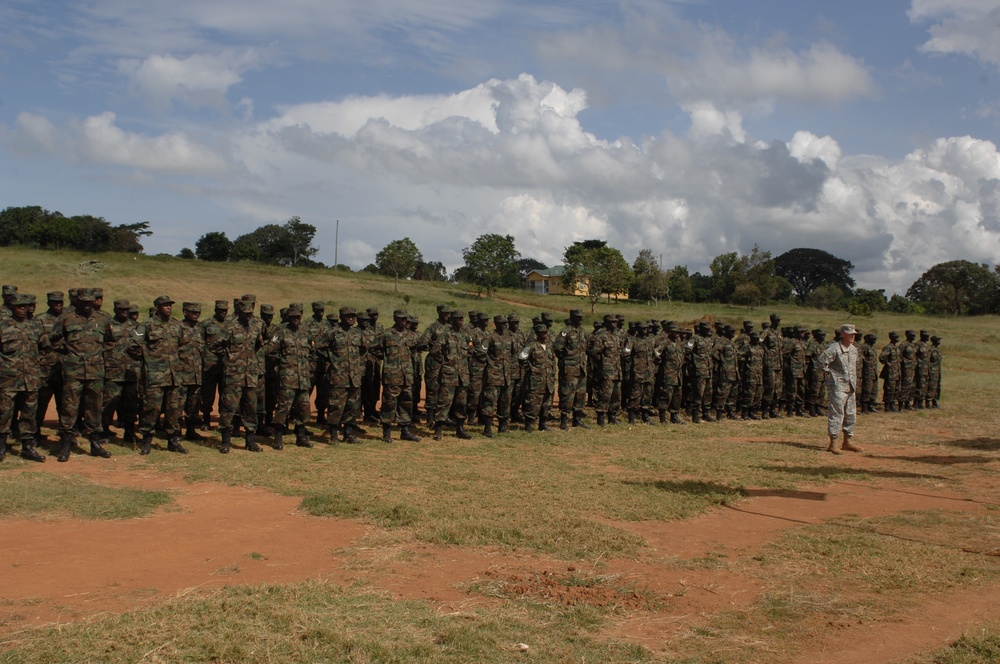 Combined Joint Task Force-Horn of Africa Counter Terrorism Class Graduates 133 Ugandian Soldiers