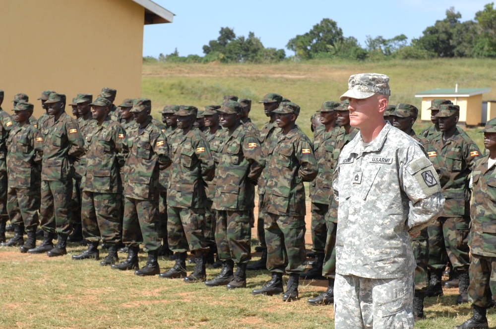 Combined Joint Task Force-Horn of Africa Counter Terrorism Class Graduates133 Ugandian Soldiers