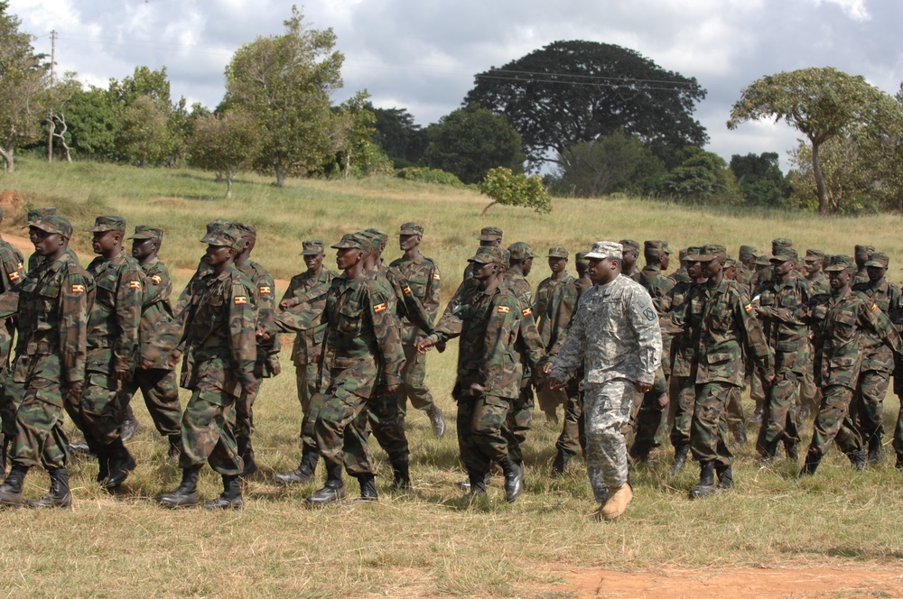 Combined Joint Task Force-Horn of Africa Counter Terrorism Class Graduates 133 Ugandian Soldiers