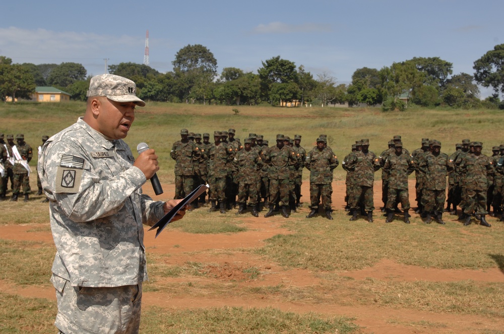 Combined Joint Task Force-Horn of Africa Counter Terrorism Class Graduated 133 Ugandian Soldiers