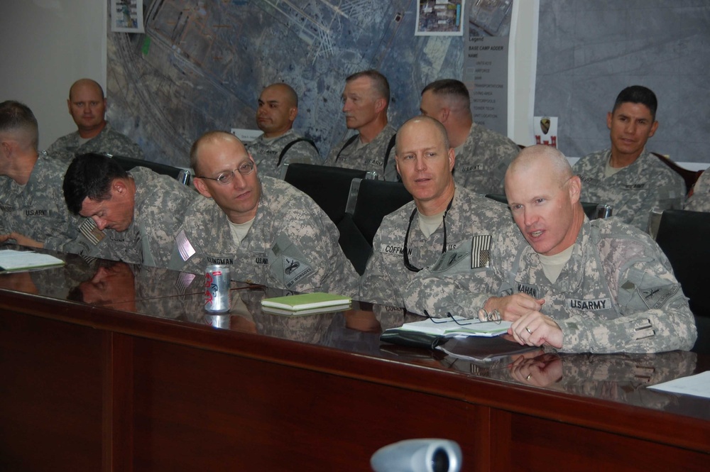 Iraqi Security Force Advisors attend brigade conference