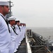 USS George Washington Departs