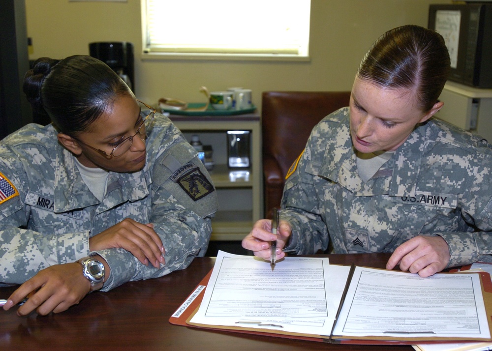 Encouragement and mentoring from Sgt. Kristi Hyde