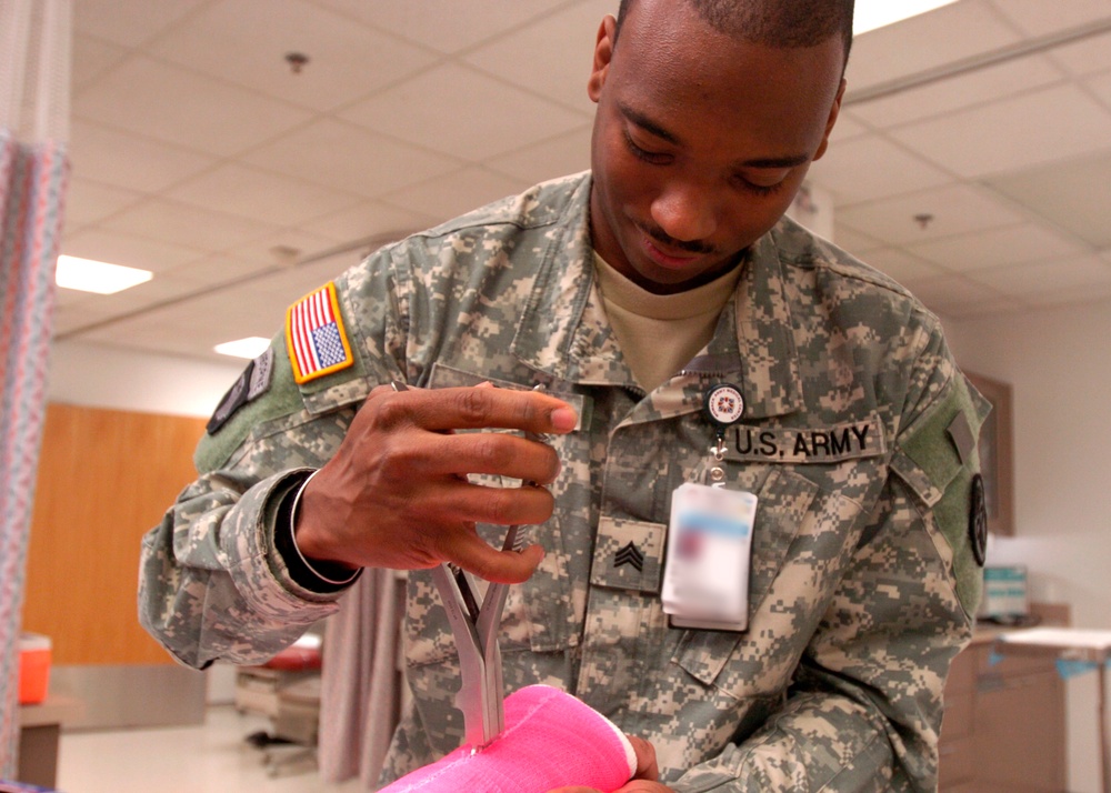 Encouragement from Womack Army Medical Center