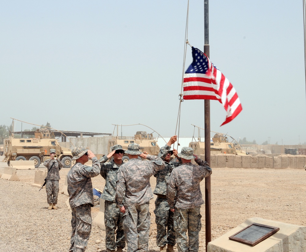 Base Transfer Ceremony honors fallen warrior, recognizes bright future