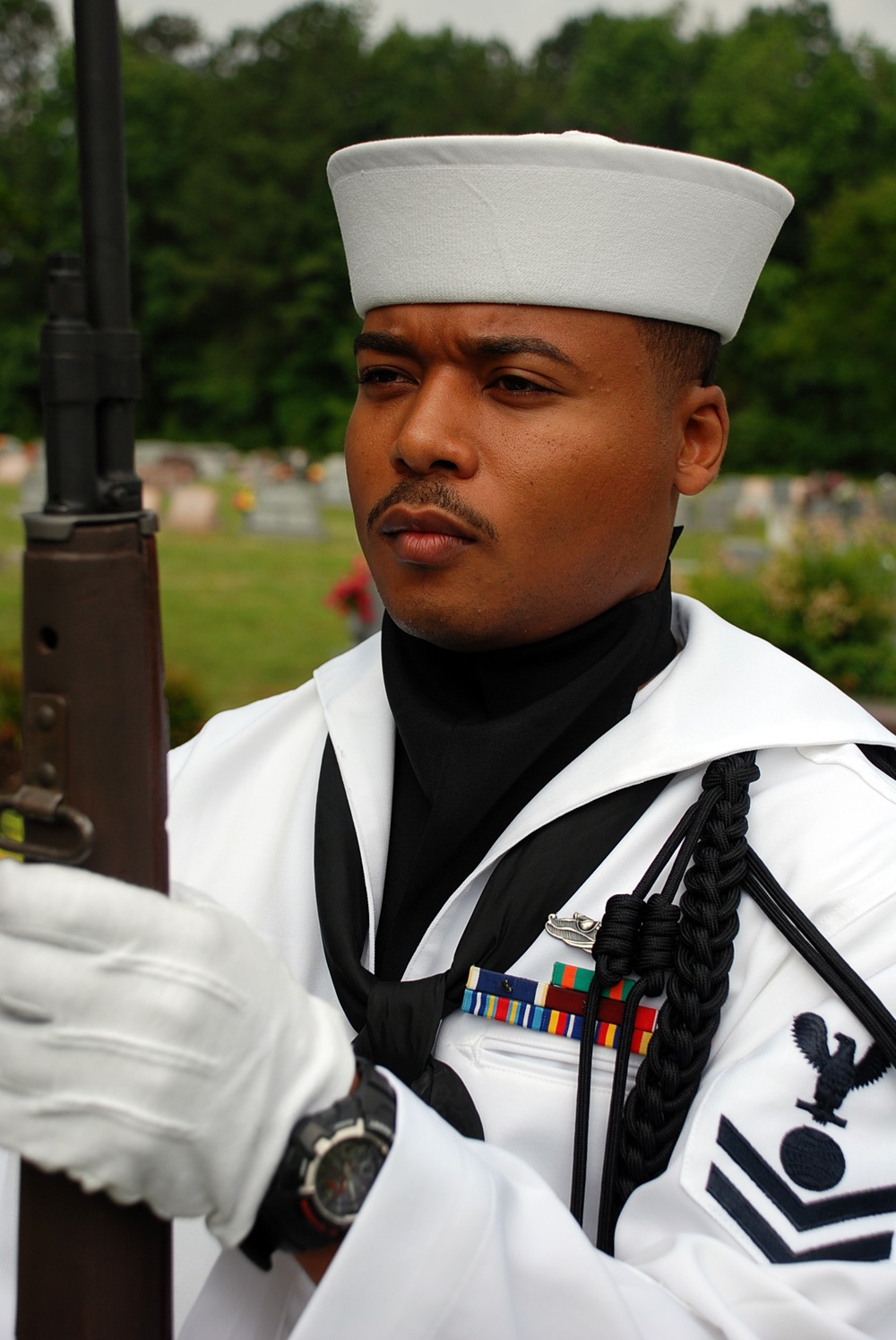 The Commander Navy Region Mid-Atlantic Honor Guard