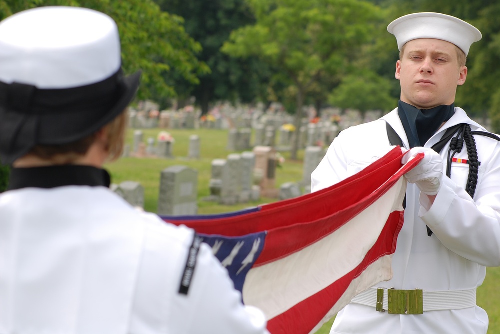 The Commander Navy Region Mid-Atlantic Honor Guard