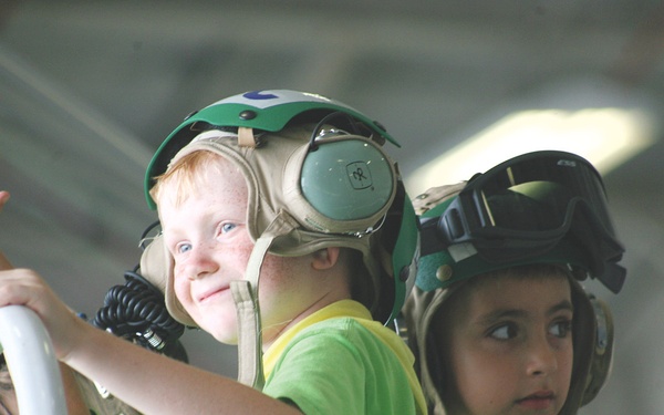 Cub Scouts visit the Air Station