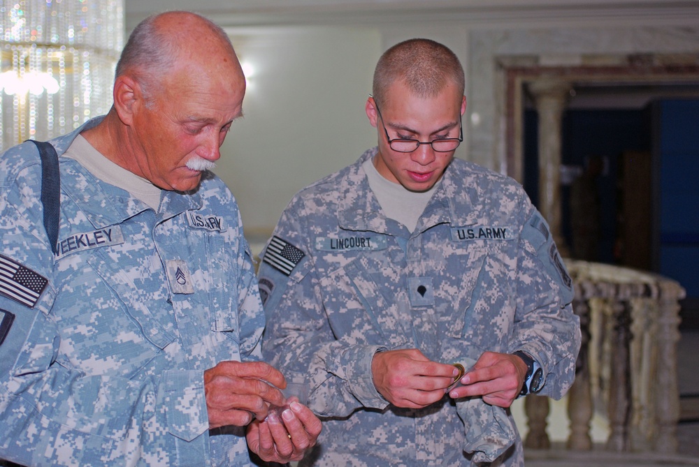 Deployed grandfather, grandson celebrate Father's Day