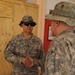 Command Sgt. Maj. Rory Malloy visits Joint Security Station Loyalty