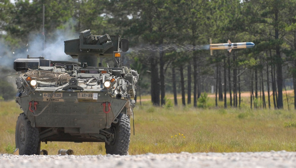 TOW missile range at Joint Readiness Training Center