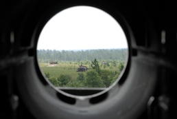 TOW missile range at Joint Readiness Training Center