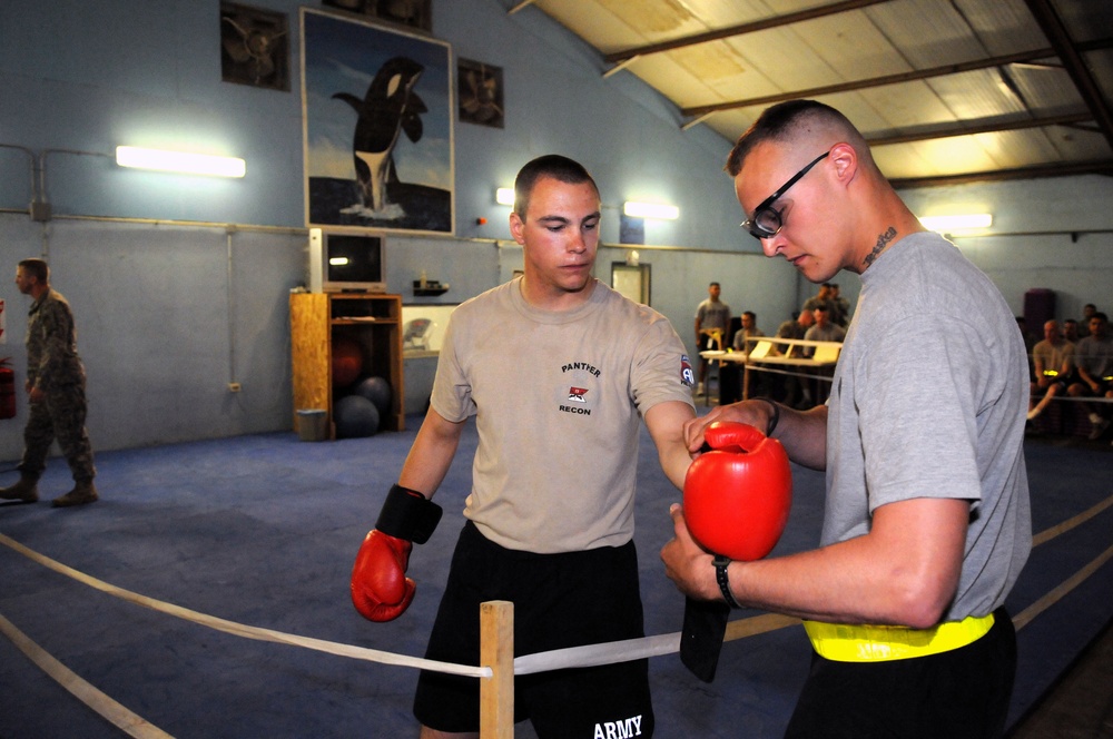 Fight Night at Joint Security Station Loyalty