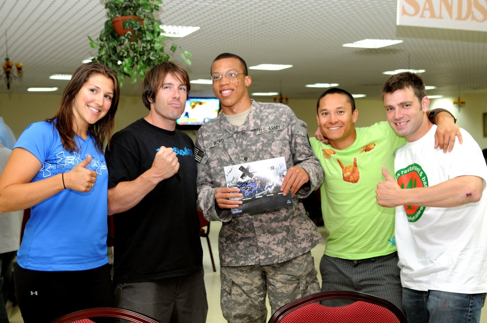 X-Games Athletes Support Troops Overseas