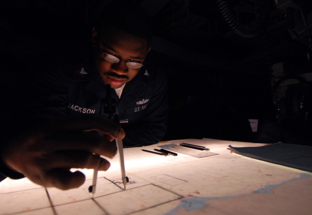 Sailors stay vigilant aboard USS Dwight D. Eisenhower