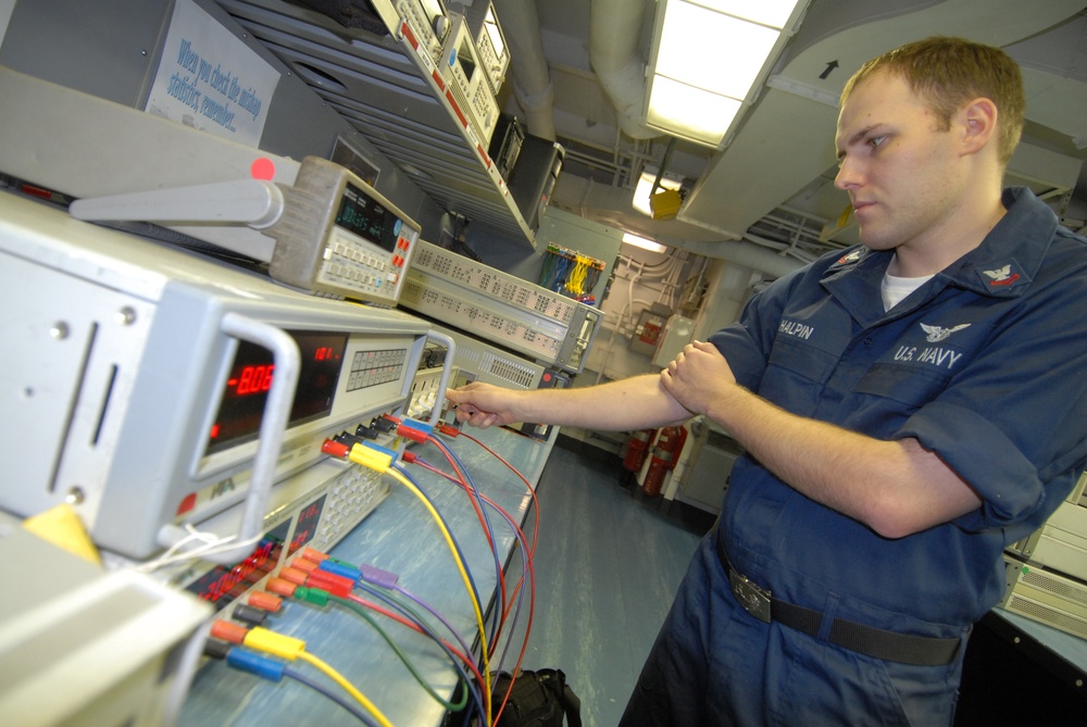 Sailors stay vigilant aboard USS Dwight D. Eisenhower