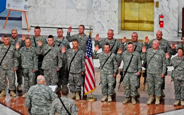 W.Va. Guard Adjutant General reenlists troops in Iraq