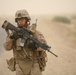 Marines conduct security patrol around Combat Outpost Viking, Iraq