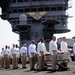 Departure Ceremony on USS Dwight D. Eisenhower