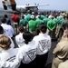 Departure Ceremony on USS Dwight D. Eisenhower