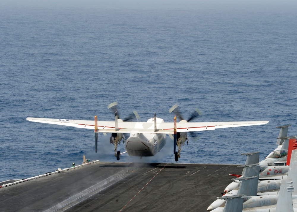 USS Dwight D. Eisenhower On Deployment