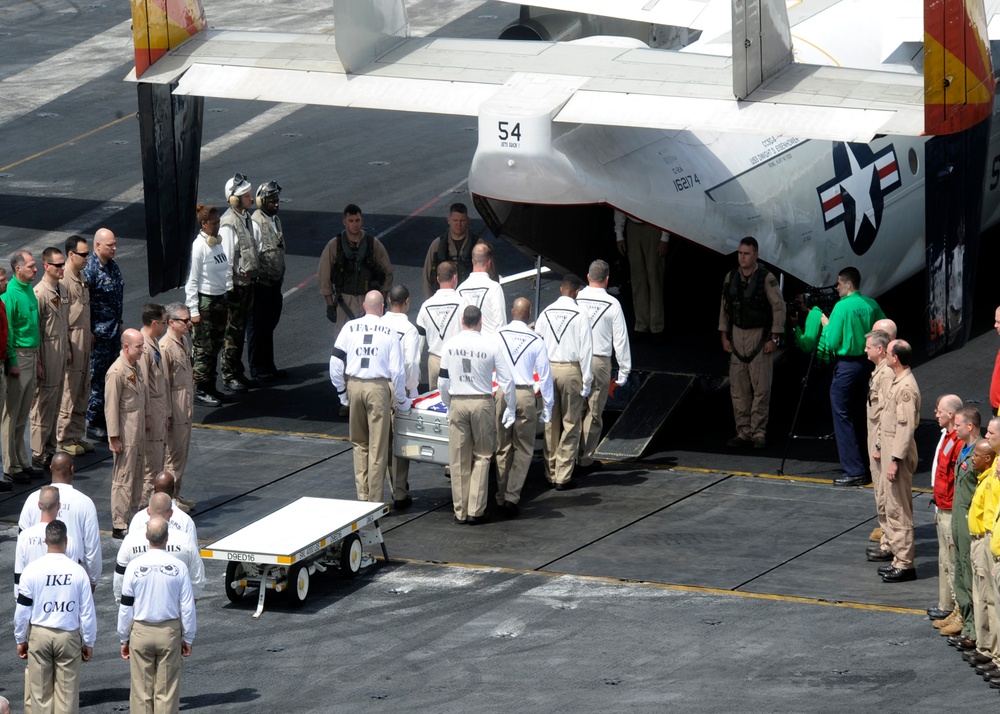 USS Dwight D. Eisenhower On Deployment